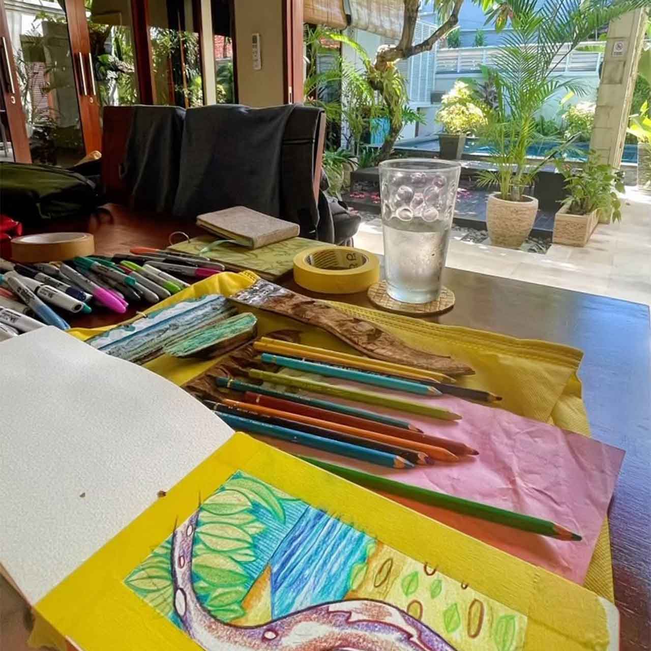 Matt's mobile art studio