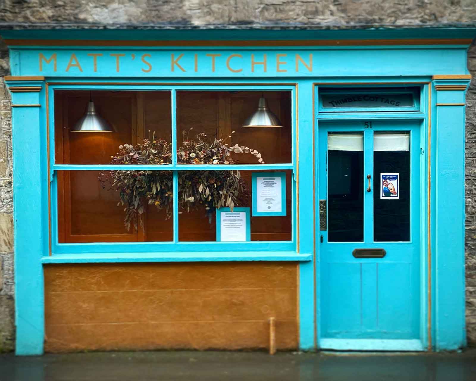 Matt's Kitchen exterior, Bruton, Somerset, UK