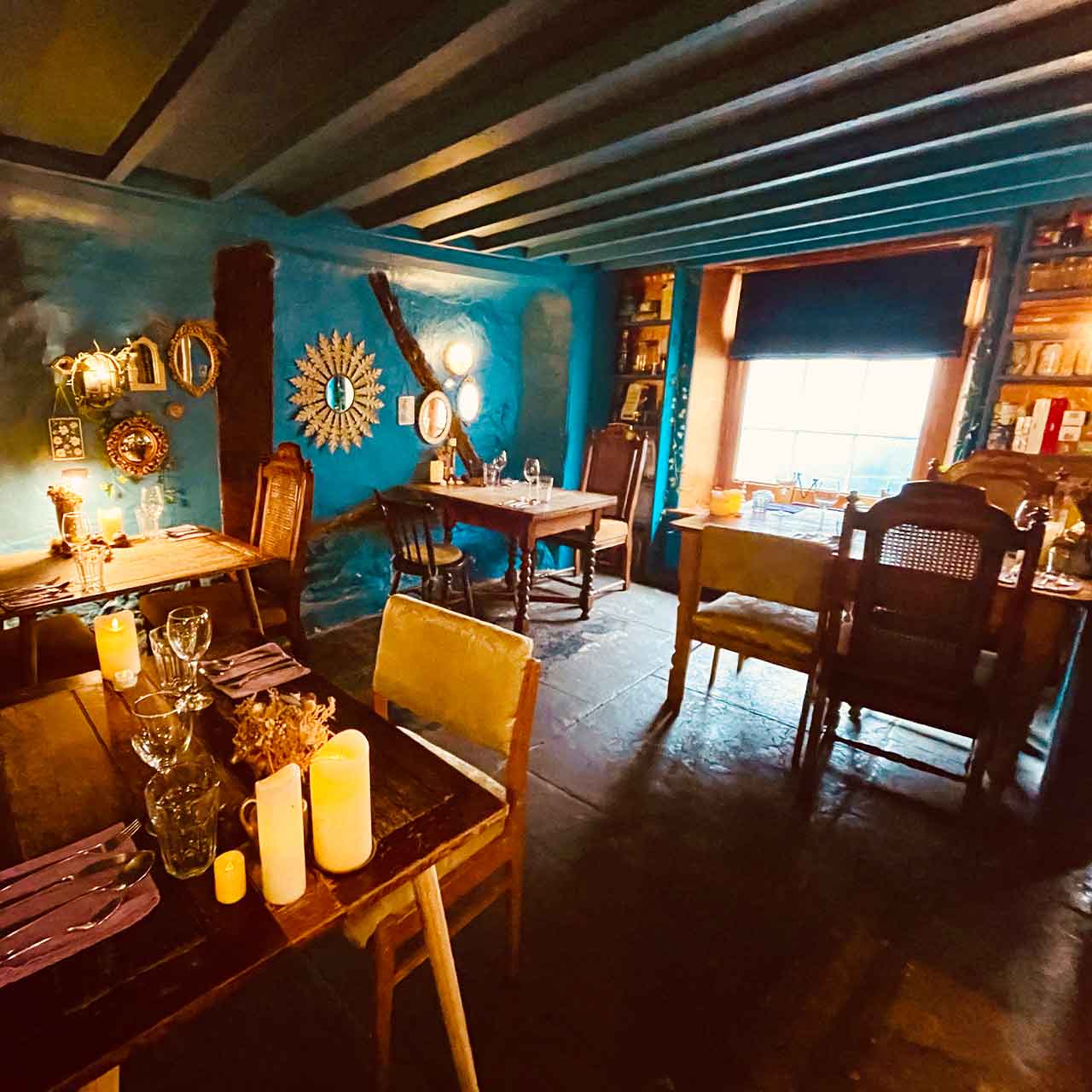 Matt's Kitchen is in Matt's house in Bruton, Somerset