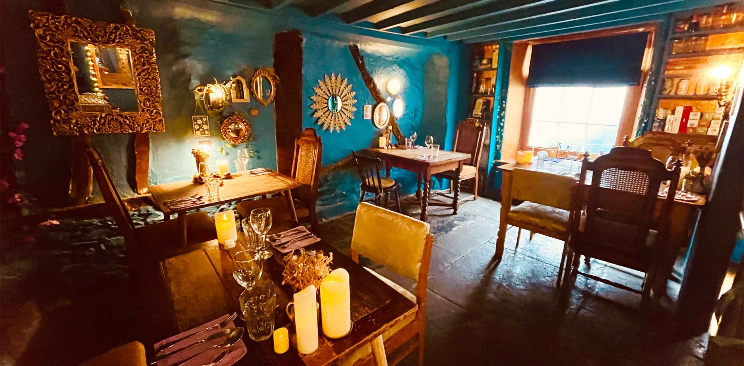 Matt's Kitchen is in Matt's house in Bruton, Somerset